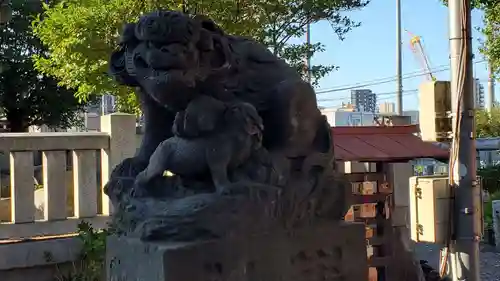 千住神社の狛犬