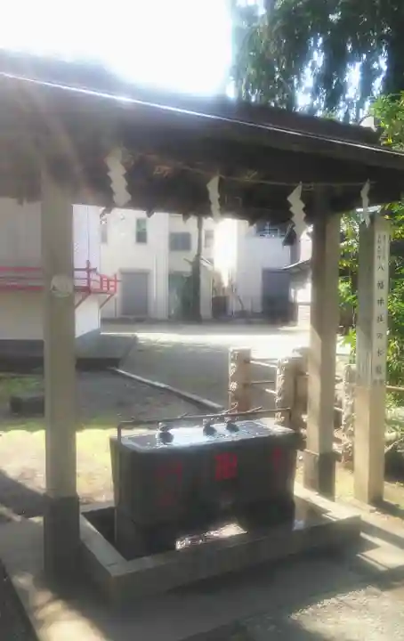 中村八幡神社の手水舎