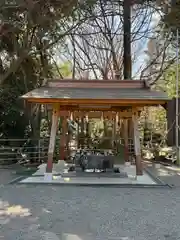 下総国三山　二宮神社の手水