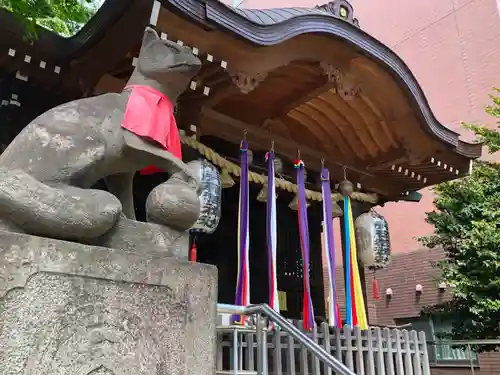 池尻稲荷神社の狛犬