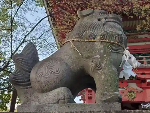 北岡神社の狛犬