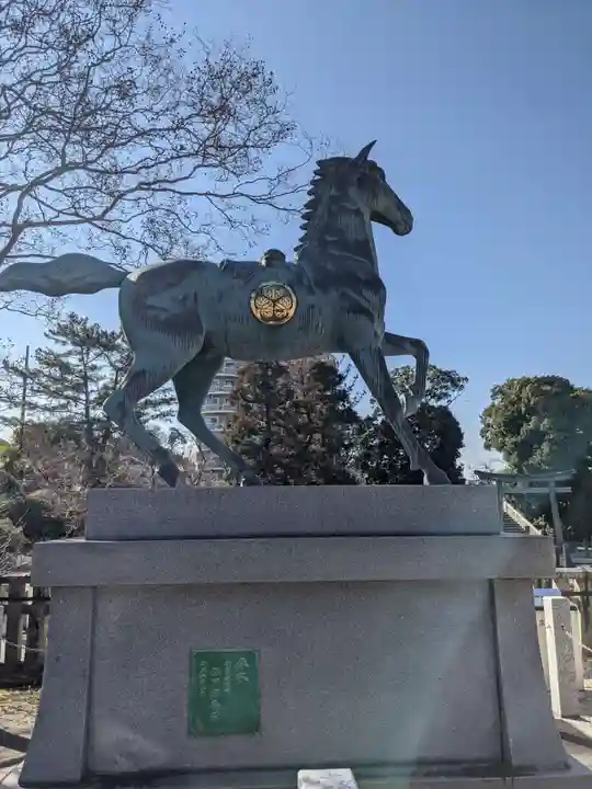 伊賀八幡宮の狛犬