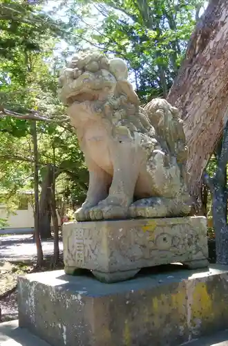 栗沢神社の狛犬