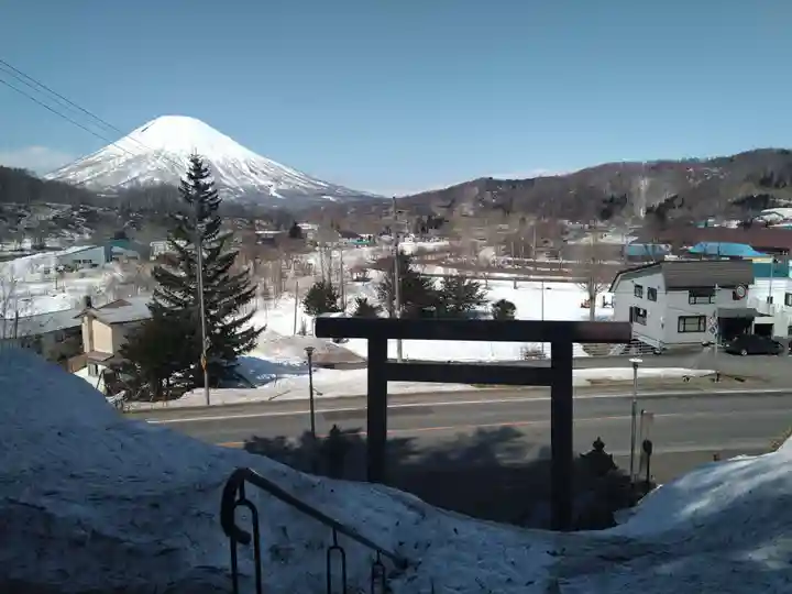 喜茂別神社の景色