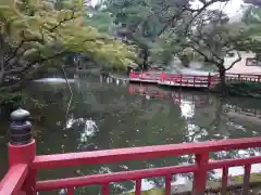 間々田八幡宮の庭園