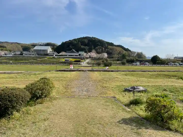 弘福寺(川原寺跡)の景色