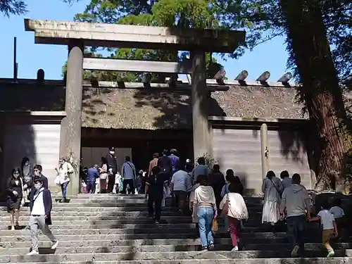 伊勢神宮内宮（皇大神宮）の鳥居