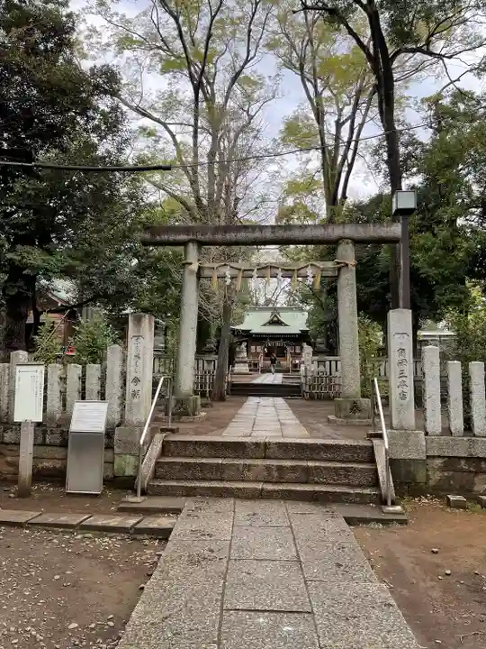 八雲氷川神社の鳥居