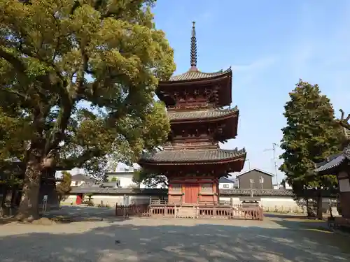 斑鳩寺の塔