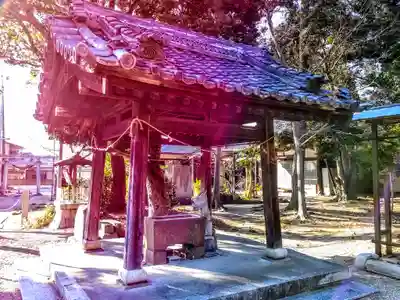 八幡社(牛田八幡社)の手水舎