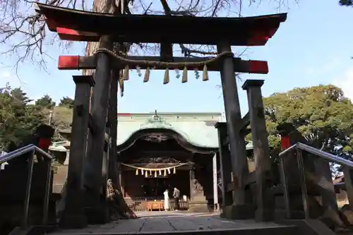 下総国三山　二宮神社の鳥居