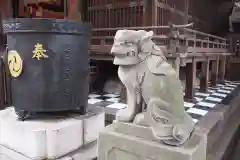 川口神社の狛犬