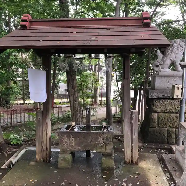 氷川神社の手水舎