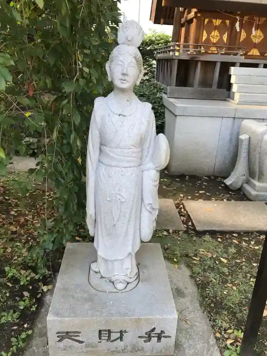 成子天神社の像