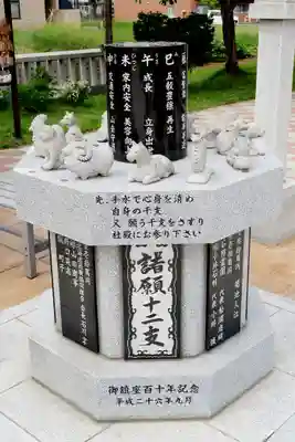 新川皇大神社の像