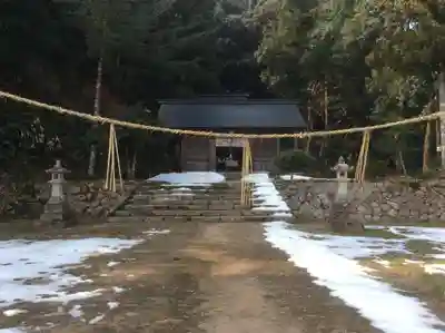 比婆山久米神社の本殿・本堂