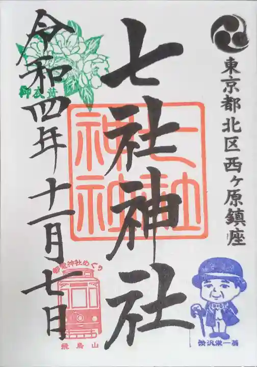 七社神社の御朱印
