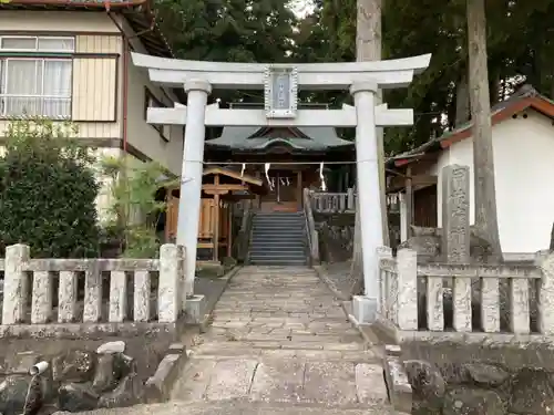 甲波宿祢神社の鳥居