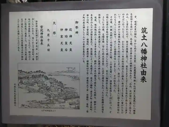 筑土八幡神社の歴史