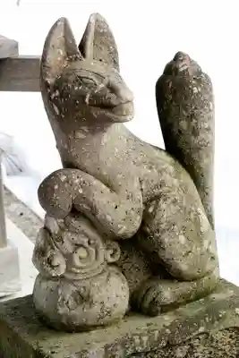 相馬妙見宮　大上川神社の狛犬