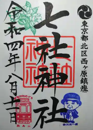 七社神社の御朱印