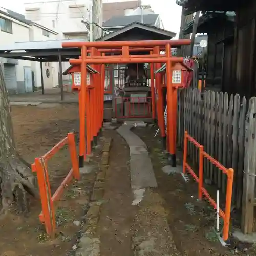 打越天神北野神社の鳥居