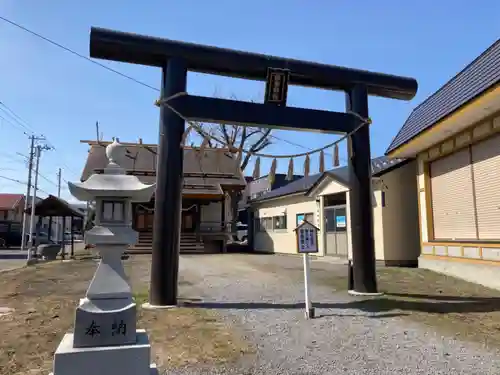 朝里神社の鳥居