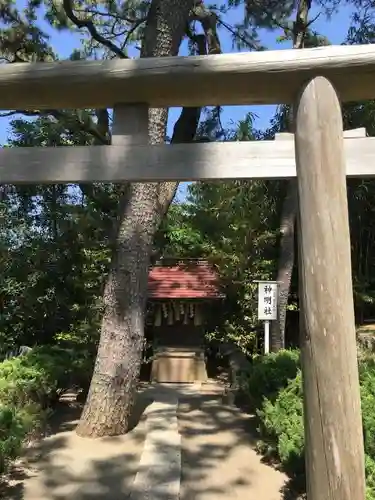 稲毛浅間神社の鳥居