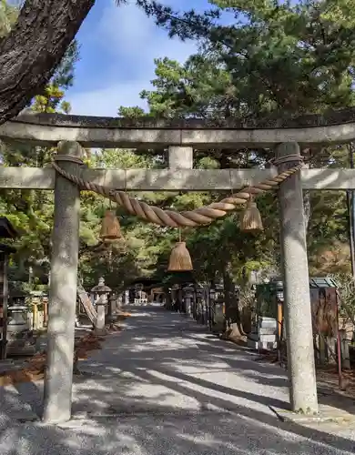 建部大社の鳥居