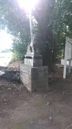 上弓削神社(法皇社)の狛犬