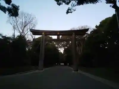 明治神宮の鳥居