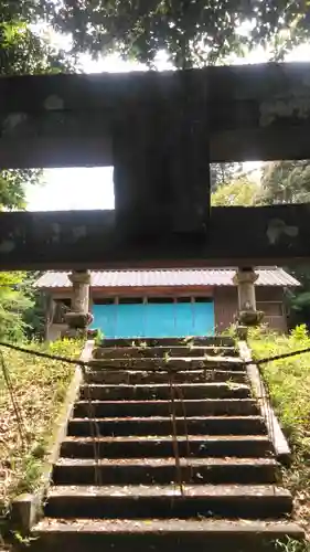 毛蕨神社の鳥居