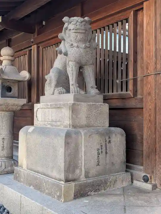 櫛田神社の狛犬