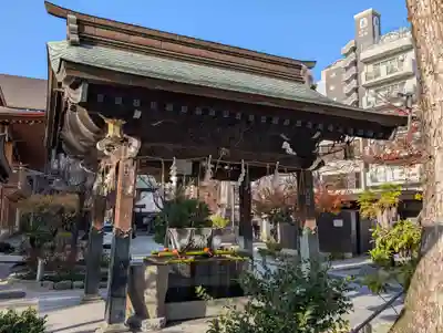 櫛田神社の手水舎