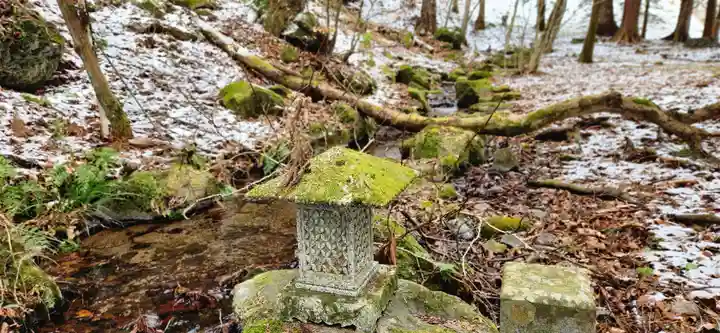 塩原八幡宮の周辺