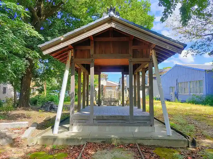 八幡社跡地の本殿・本堂