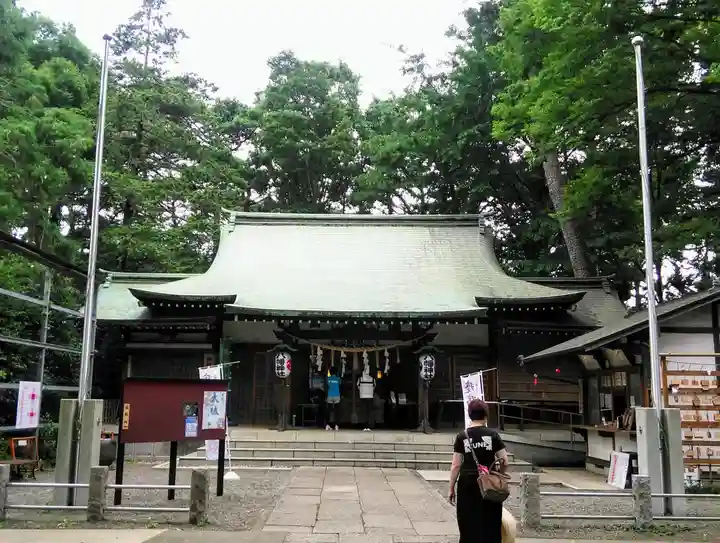 下高井戸八幡神社の本殿・本堂