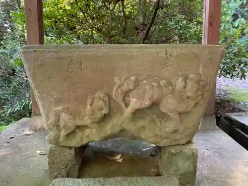 天照大神社の手水舎