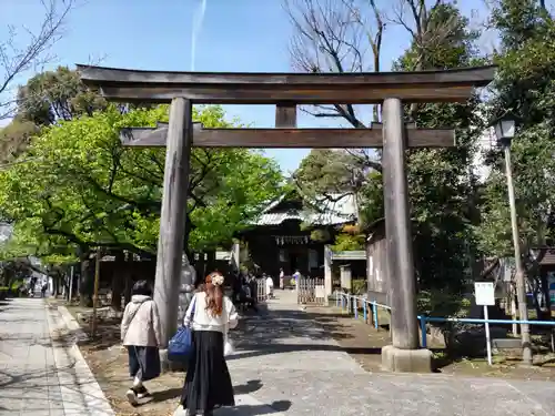 荏原神社の鳥居