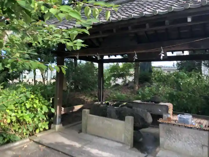 鴨都波神社の手水舎