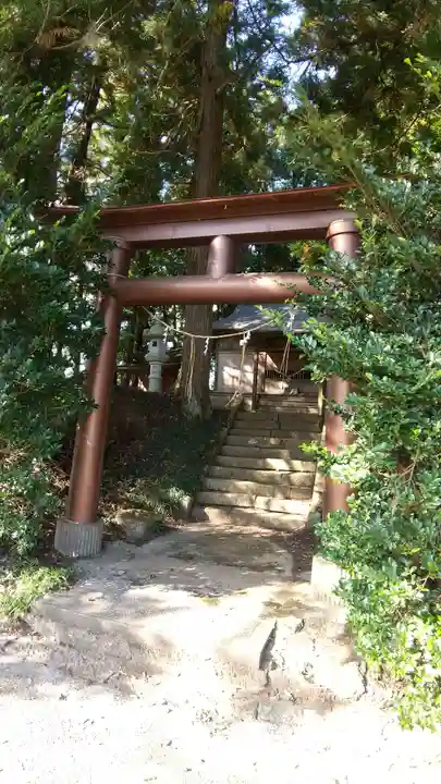 熊野三枝祇神社の鳥居