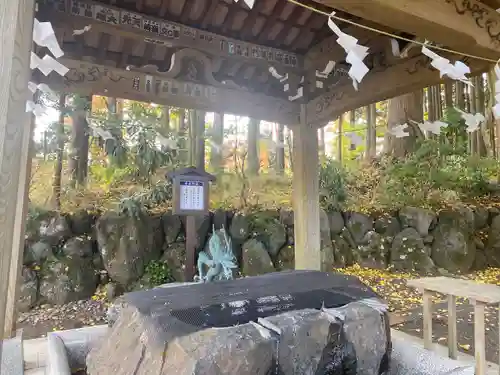 富士山東口本宮 冨士浅間神社の手水舎