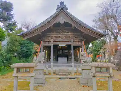 梁川八幡社（越津町）の本殿・本堂