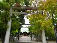溝旗神社(肇國神社)の鳥居
