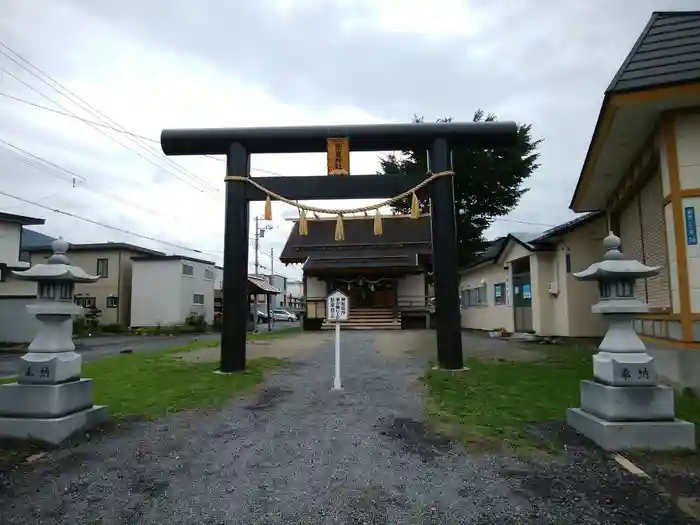 朝里神社の鳥居