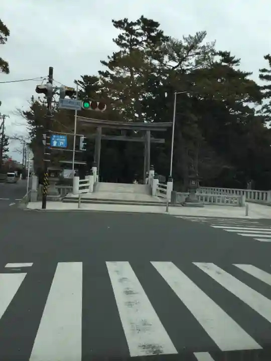 寒川神社の鳥居