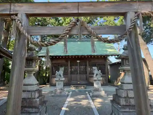 松ヶ島神明社の鳥居