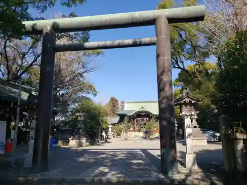 溝旗神社（肇國神社）の鳥居