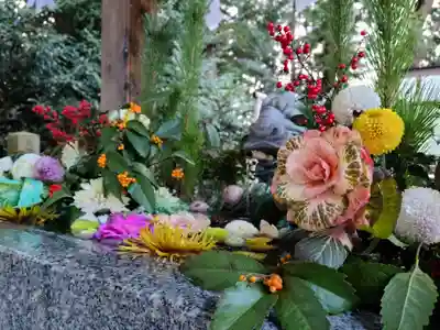 滑川神社 - 仕事と子どもの守り神の手水舎