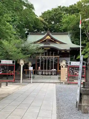 鎮守氷川神社の本殿